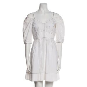 10 Crosby Derek Lam White Off-Shoulder Mini Dress